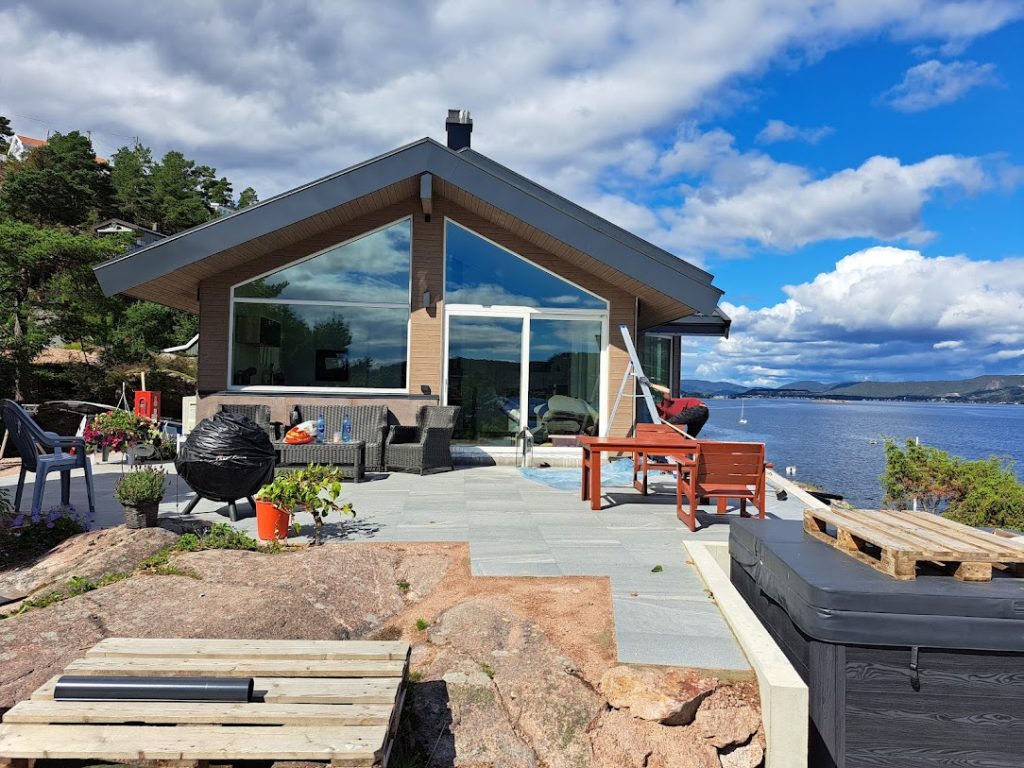 ny hytte etter tegninger tømrerer drammen